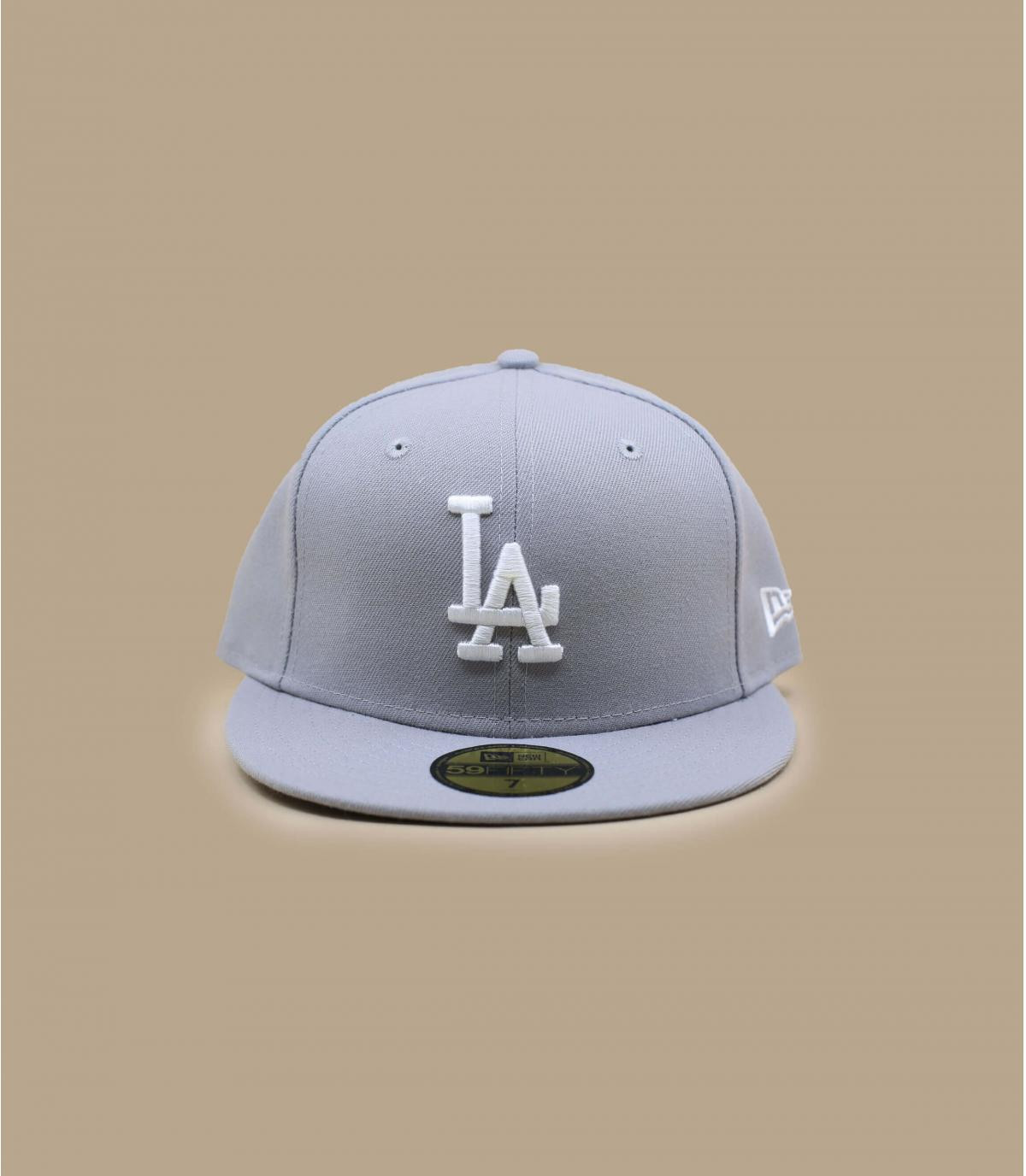 MLB Basic LA 59Fifty grey white New Era